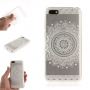 Plastový kryt biela mandala pre Honor 7S - transparentný