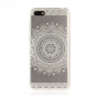 Plastový kryt biela mandala pre Honor 7S - transparentný