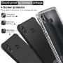 Imak Skin Feel Plastový kryt anti-drop Frosted pre Honor 8X - čierny