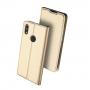 Dux Ducis Skin Pro kožené flipové puzdro pre Honor 8X - zlaté