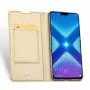 Dux Ducis Skin Pro kožené flipové puzdro pre Honor 8X - zlaté
