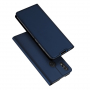 Dux Ducis Skin Pro kožené flipové puzdro pre Honor 8X - tmavomodré