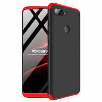 Gkk Odolný kryt pre Xiaomi Mi 8 Lite - červenočierny
