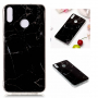 Plastový kryt mramor pre Honor 8X - čierny
