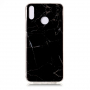 Plastový kryt mramor pre Honor 8X - čierny