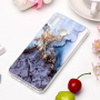 Plastový kryt mramor pre Honor 8X - modrý