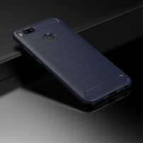 Ipaky plastový kryt s brúsenou textúrou pre Xiaomi Mi A1 - tmavomodrý