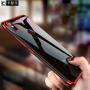 Cafele plastový kryt číry s rámčekom pre Xiaomi Mi 8 - červený