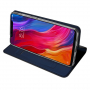 Dux Ducis Skin Pro kožené flipové puzdro pre Xiaomi Mi 8 - modré