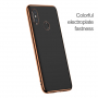 Baseus Shining číry kryt s rámčekom pre Xiaomi Mi 8 - zlatý