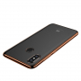 Baseus Shining číry kryt s rámčekom pre Xiaomi Mi 8 - zlatý