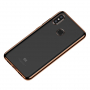 Baseus Shining číry kryt s rámčekom pre Xiaomi Mi 8 - zlatý