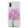 Plastový kryt strom pre Xiaomi Mi 8 - transparentný