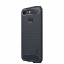 Mofi kryt s brúsenou textúrou pre Xiaomi Mi 8 Lite - tmavomodrý