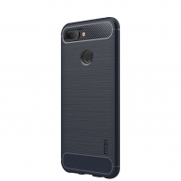 Mofi kryt s brúsenou textúrou pre Xiaomi Mi 8 Lite - tmavomodrý
