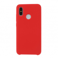 Silikónový kryt Liquid pre Xiaomi Mi 8 - červený