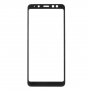 Tvrdené sklo 3D pre Samsung Galaxy A8 (2018) - čierne