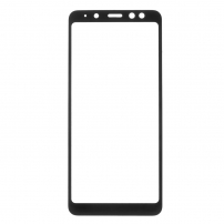 Tvrdené sklo 3D pre Samsung Galaxy A8 (2018) - čierne