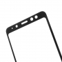 Tvrdené sklo 3D pre Samsung Galaxy A8 (2018) - čierne