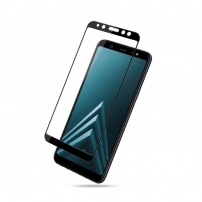 Mocolo Tvrdené sklo 3D pre Samsung Galaxy A6 (2018) - čierne