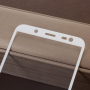 Tvrdené sklo 5D pre Samsung Galaxy J6 (2018) - biele