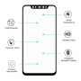 Enkay Tvrdené sklo 2,5D pre Xiaomi Mi 8 - čierne