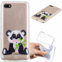 Ochranný kryt panda pre Xiaomi Redmi 6 - transparentný