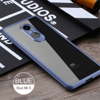 Ipaky ochranný kryt z kombinácie TPU a plexiskla pre Xiaomi Redmi 5 - modrý