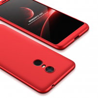 GKK zadný kryt s ochranou hrán pre Xiaomi Redmi Note 5 - červený
