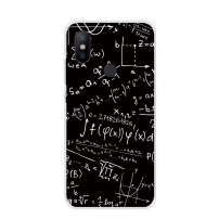 Ochranný plastový kryt rovnice na tabuli pre Xiaomi Mi A2 - čierny