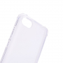 Ochranný nárazuvzdorný priehľadný mäkký kryt pre Xiaomi Redmi 6 - biely