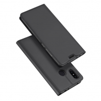 Dux Ducis ochranné kožené puzdro pre Xiaomi Redmi Note 6 Pro - sivé