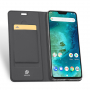 Dux Ducis ochranné kožené puzdro pre Xiaomi Redmi Note 6 Pro - sivé