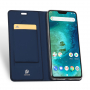 Dux Ducis ochranné kožené puzdro pre Xiaomi Redmi Note 6 Pro - tmavomodré