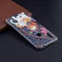 Ochranný mäkký kryt kvetiny a slon pre Xiaomi Redmi Note 6 Pro - farebný
