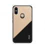 Mofi ochranný plastový a textilný kryt pre Xiaomi Mi A2 Lite - zlatý