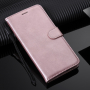 Flipové ochranné puzdro z umelej kože pre Xiaomi Redmi Note 6 Pro - ružové