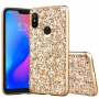 Trblietavý kryt pre Xiaomi Redmi Note 6 Pro - zlatý
