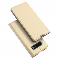 Dux Ducis Skin Pro flipové puzdro pre Samsung Galaxy S10 Plus - zlaté