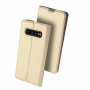 Dux Ducis Skin Pro flipové puzdro pre Samsung Galaxy S10 Plus - zlaté