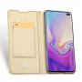 Dux Ducis Skin Pro flipové puzdro pre Samsung Galaxy S10 Plus - zlaté