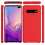 Silikónový kryt Liquid pre Samsung Galaxy S10 Plus - červený