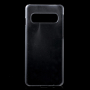 Pogumovaný matný kryt pre Samsung Galaxy S10 - transparentný