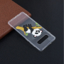 Plastový kryt panda a bambus pre Samsung Galaxy S10 Plus - transparentný