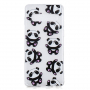 Plastový kryt pandy pre Samsung Galaxy S10 Plus - transparentný