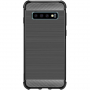 Imak ochranný kryt s brúsenou textúrou pre Samsung Galaxy S10 - čierny
