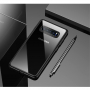 Usams číry kryt s rámčekom pre Samsung Galaxy S10 - čierny
