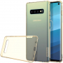 Nillkin transparentný kryt z mäkkého plastu pre Samsung Galaxy S10 - zlatý