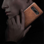 X-Level kryt s koženkovým povrchom pre Samsung Galaxy S10 - hnedý