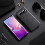 X-Level kryt s koženkovým povrchom pre Samsung Galaxy S10 - čierny
